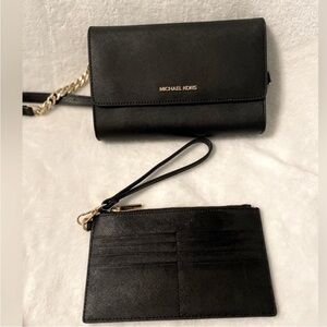 Michael Kors Crossbody Clutch with Detachable Zip Pouch